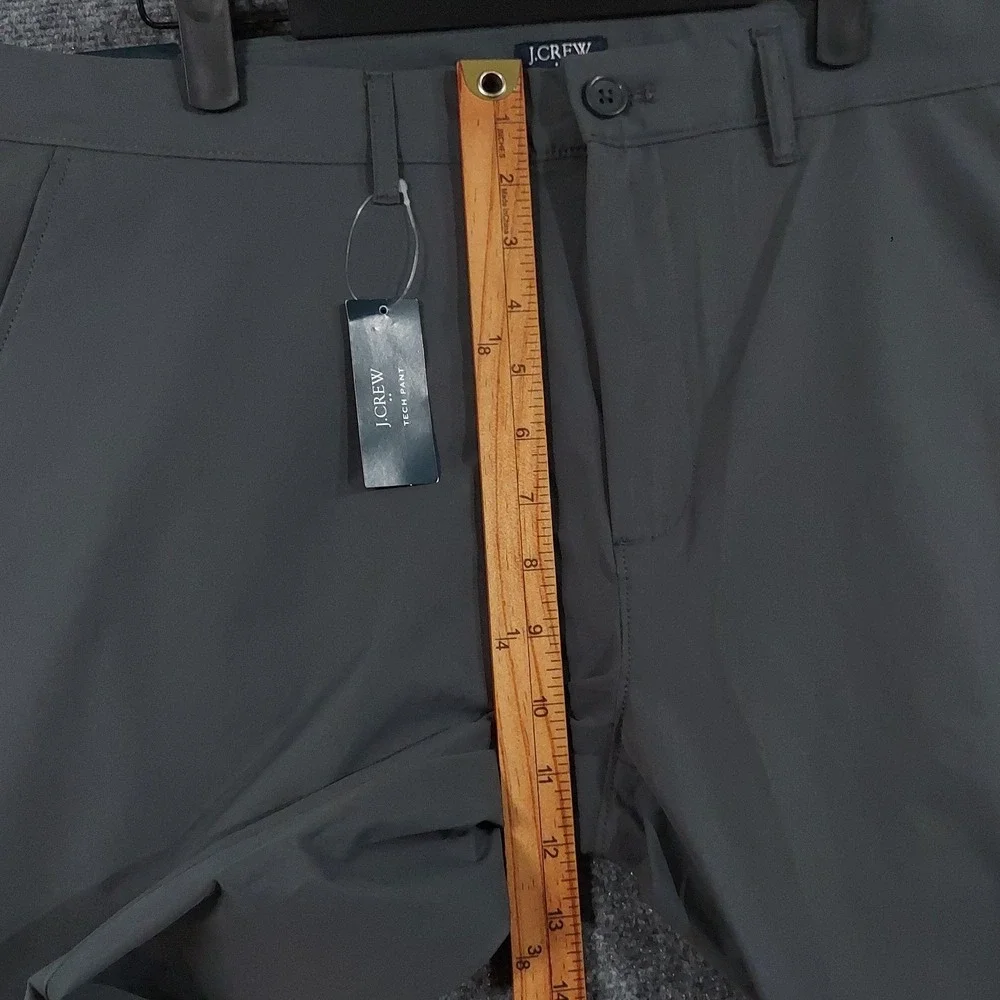 NEW J.Crew Pants Mens 36x32 Gray Flex Slim Chino Stretch Travel Golf Casual